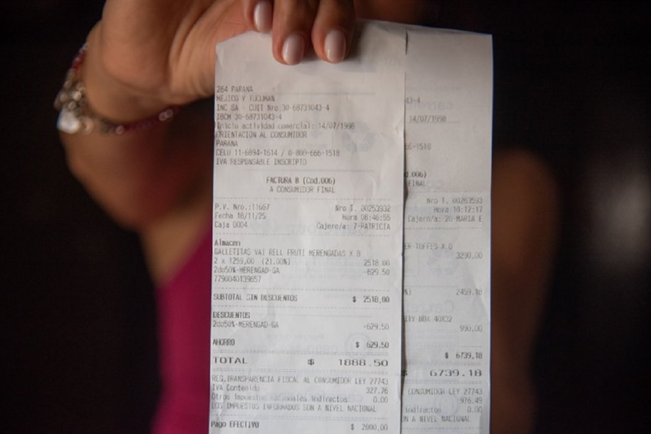 Entre Ríos reglamentó la ley que exige detallar impuestos provinciales en tickets y facturas