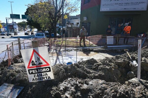 Finalizaron los trabajos de enlaces para habilitar una nueva red de agua potable