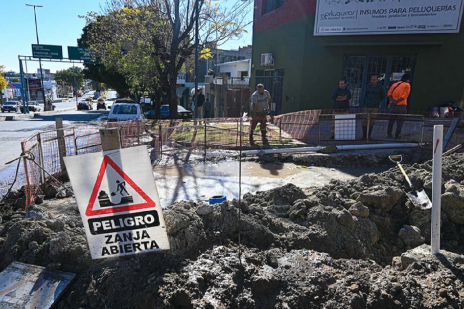 Finalizaron los trabajos de enlaces para habilitar una nueva red de agua potable