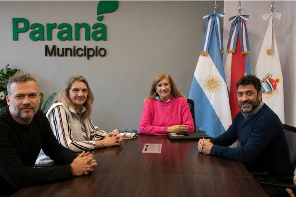 La Municipalidad de Paraná y SADOP trabajan para fortalecer la educación