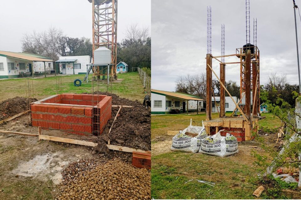 Avanzan obras de infraestructura en una escuela de Ceibas con una inversión de 40 millones de pesos