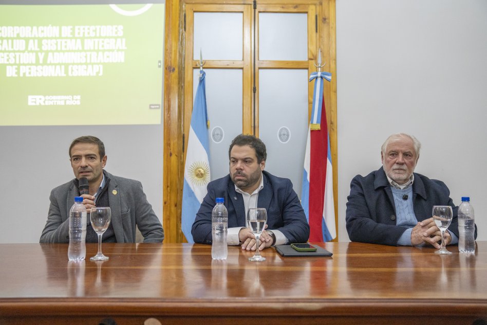 Efectores de Salud de Entre Ríos se incorporan al Sistema de Gestión y Administración de Personal