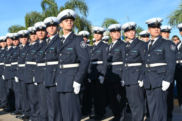 Casi 400 cadetes y aspirantes juraron lealtad a la Bandera en Villaguay