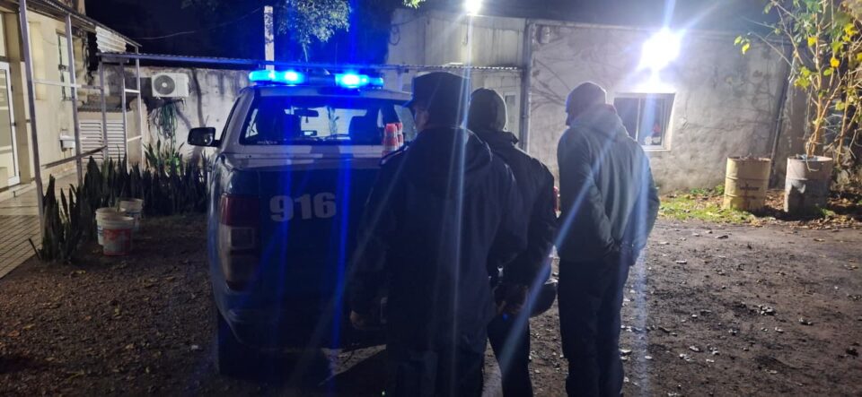 Detuvieron a dos hombres cuando intentaban robar en una obra en construcción