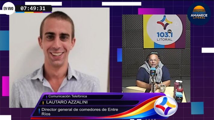 Azzalini: Incremento del 20% a las raciones de Comedores de toda la provincia
