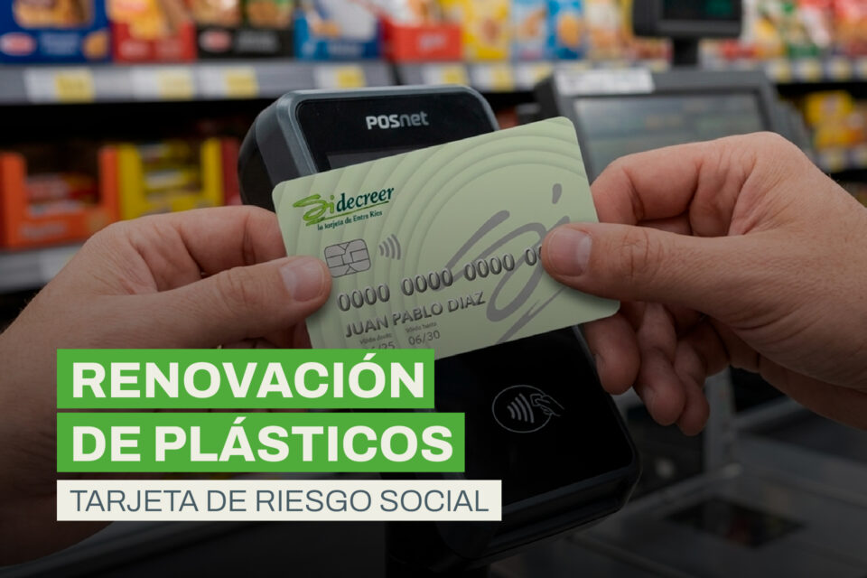 Reprograman la entrega de Tarjetas de Riesgo Social vencidas en Paraná