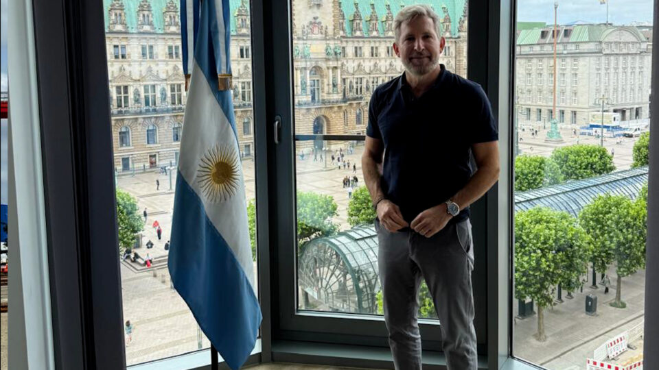 Frigerio promovió la agenda exportadora de Entre Ríos durante su visita al Puerto de Hamburgo