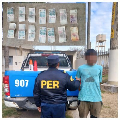 Detuvieron a un hombre tras un procedimiento en el barrio 300 Viviendas