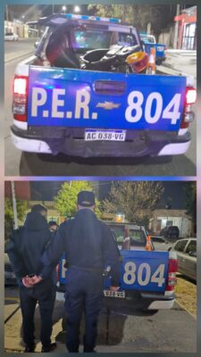 Detuvieron a un motociclista tras una persecución por las calles de Paraná
