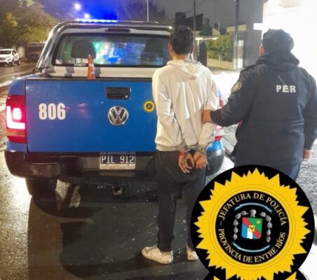 Detuvieron a un joven de 23 años por intentar robar una camioneta en Paraná