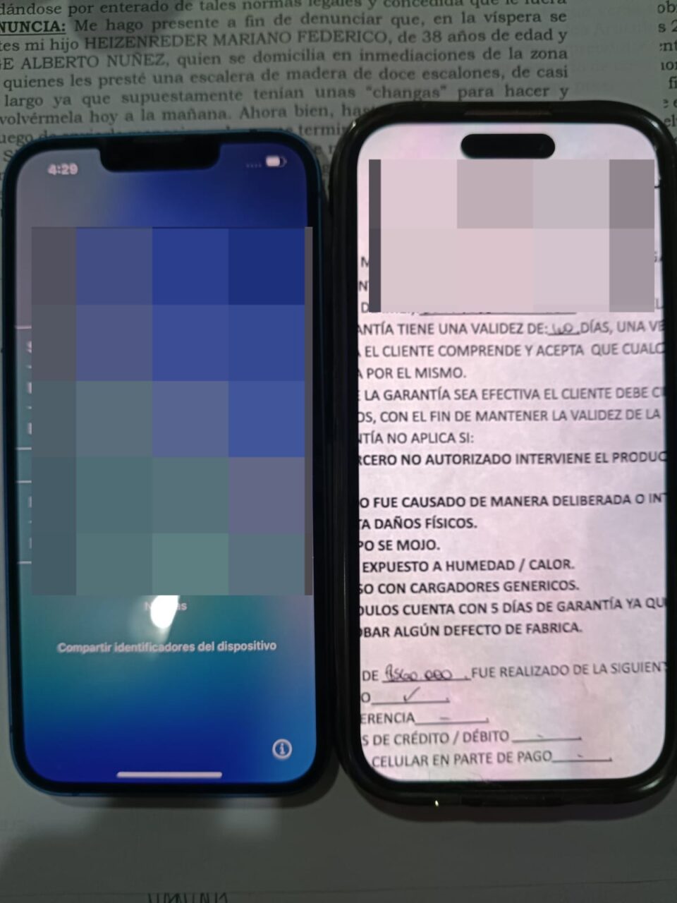 Recuperaron un iPhone robado tras ser ofrecido a la venta en redes sociales