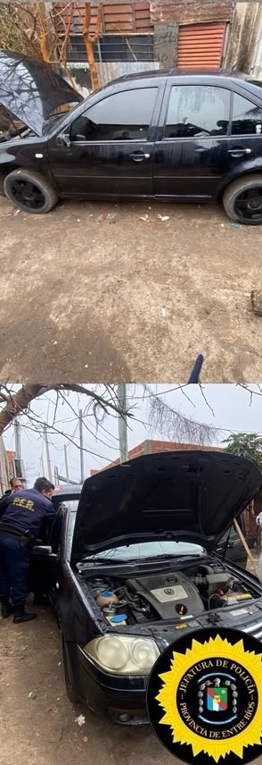 Secuestraron un Volkswagen Bora con pedido de robo vigente en Paraná