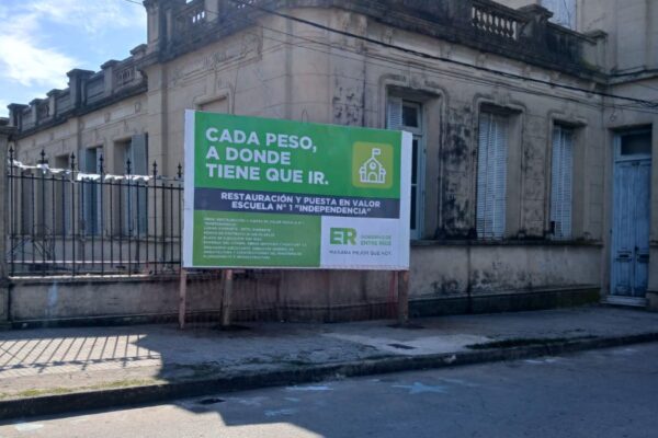 Restaurarán la histórica Escuela N° 1 de Diamante con una inversión de .428 millones