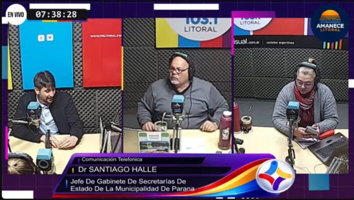 Santiago Halle repasó los ejes de gestión en Paraná: obras públicas, digitalización y desarrollo metropolitano