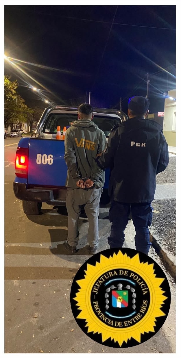 Detuvieron a un hombre cuando intentaba robar cables en Paraná