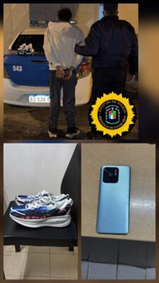 Lo citaron para entregar unas zapatillas y terminó detenido tras una persecución
