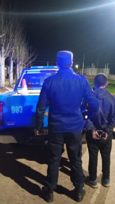 Detuvieron a un hombre con una caja de herramientas presuntamente robada