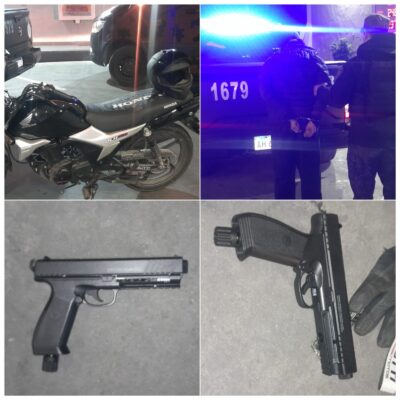 Detuvieron a un hombre acusado de intentar robar con un arma de aire comprimido
