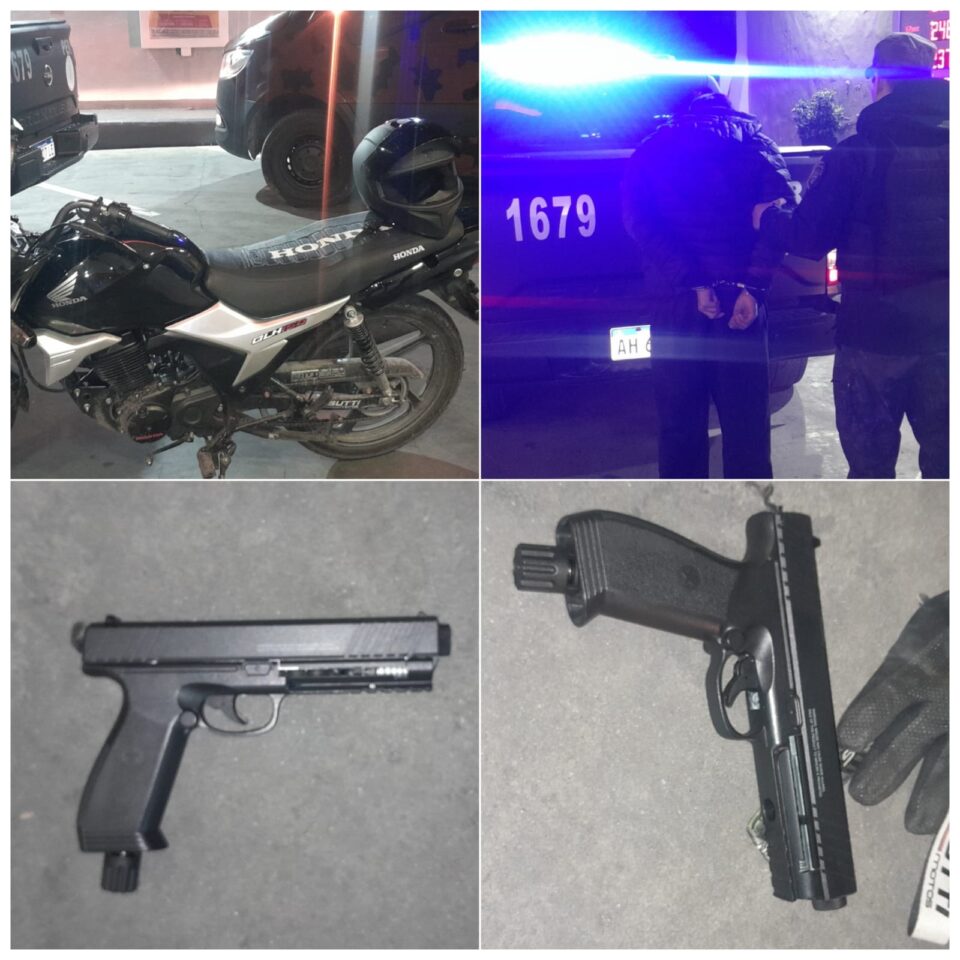 Detuvieron a un hombre acusado de intentar robar con un arma de aire comprimido