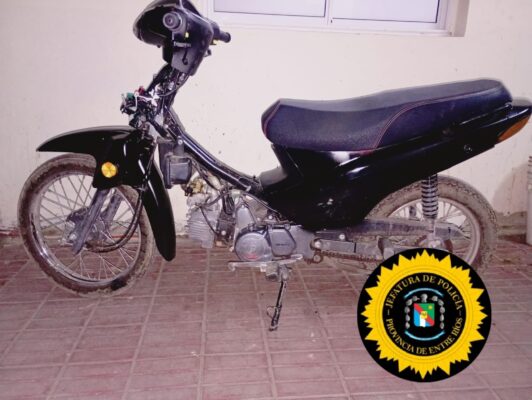 Allanamiento por el robo de una motocicleta: recuperaron una Keller 110 cc
