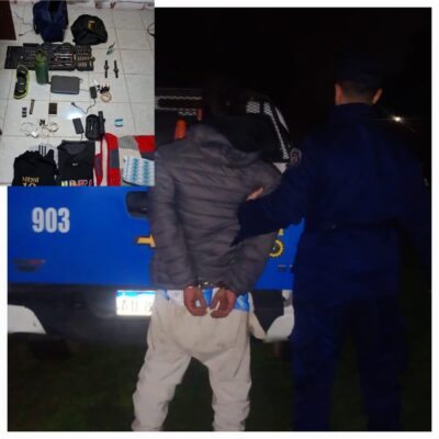 Detuvieron a un hombre tras ingresar a varios domicilios en Paraná