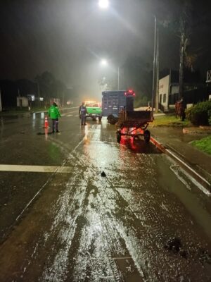 Una motociclista resultó herida tras un siniestro vial en avenida Zanni
