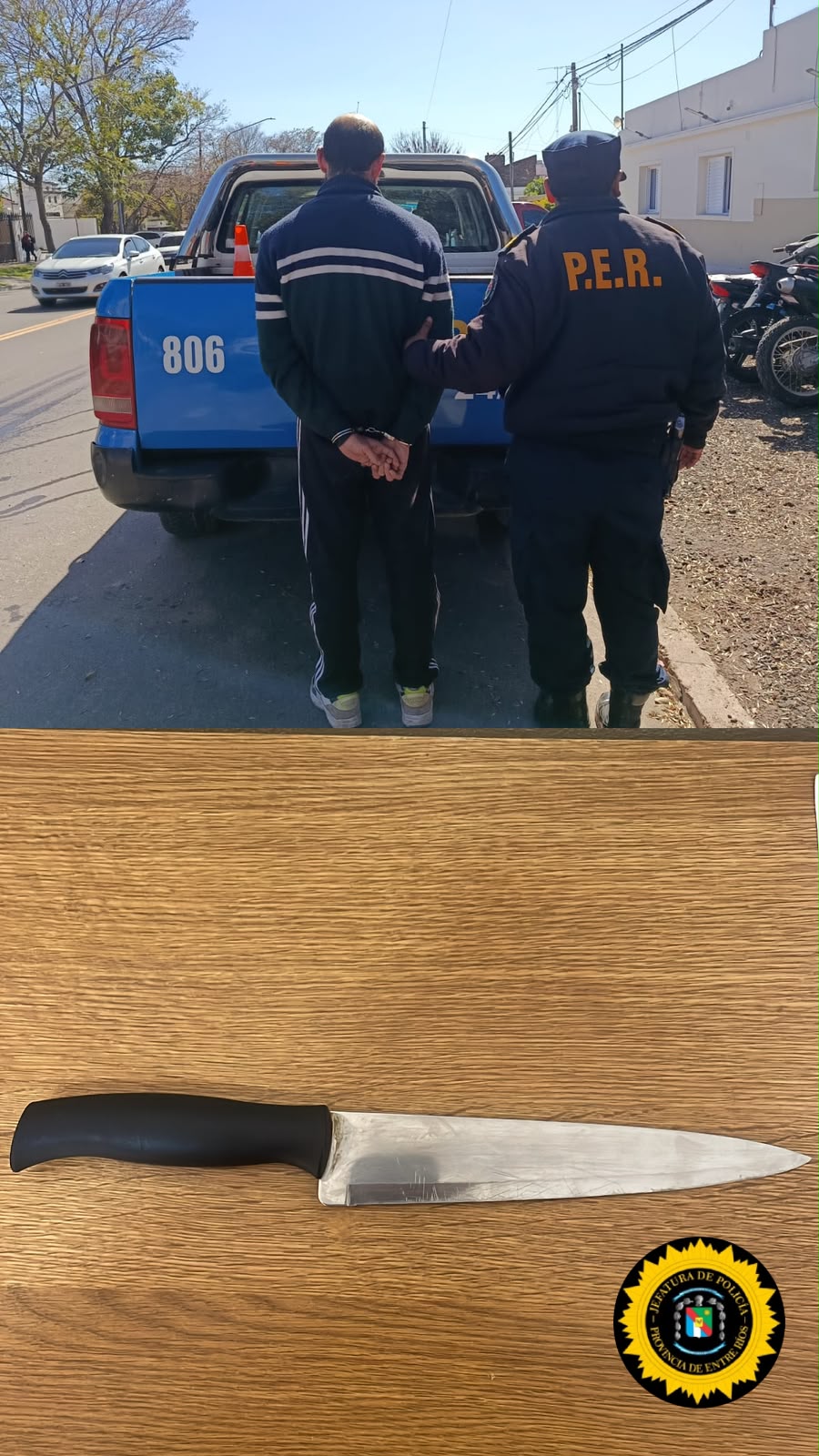 Detuvieron a un hombre por amenazas calificadas tras una pelea en la calle