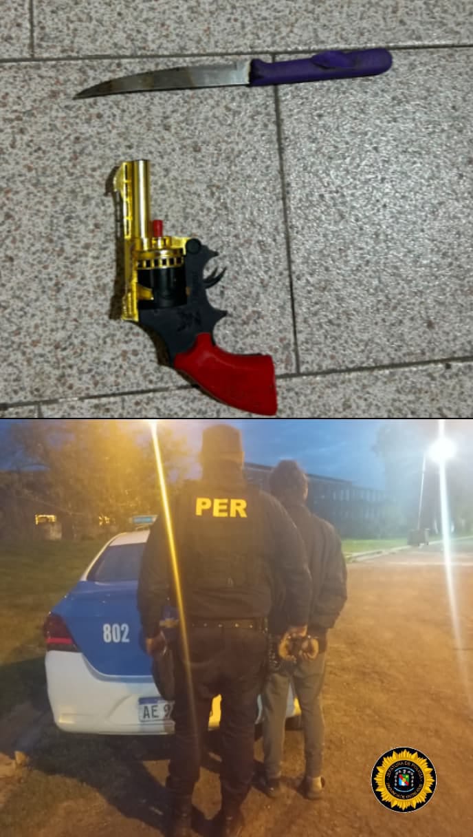 Detuvieron a un hombre que amenazaba a personas en calle Pasteur