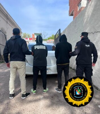 Estafa con transferencias apócrifas: detuvieron a dos hombres y secuestraron un auto en Paraná
