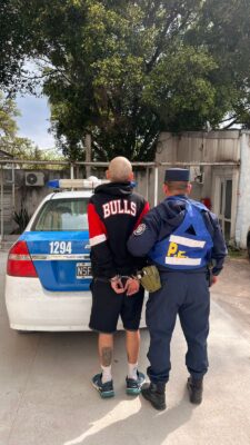 Detuvieron a un hombre acusado de incumplir el arresto domiciliario en Sauce Montrull