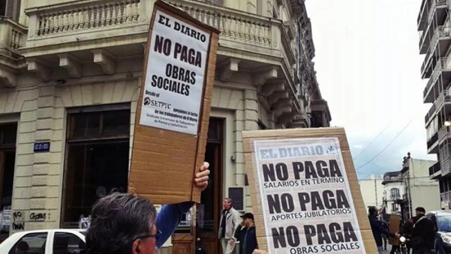 Ex trabajadores de El Diario: “El Poder Judicial no puede transformarse en un incumplidor de sus sentencias”