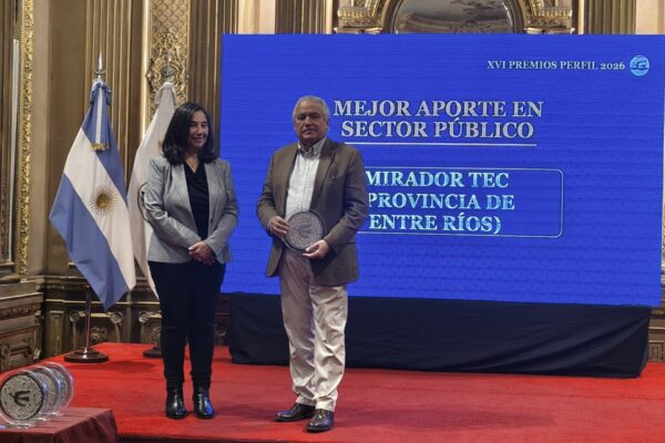 El MiradorTEC recibió el Premio Perfil 2026 por favorecer la economía del conocimiento en Entre Ríos