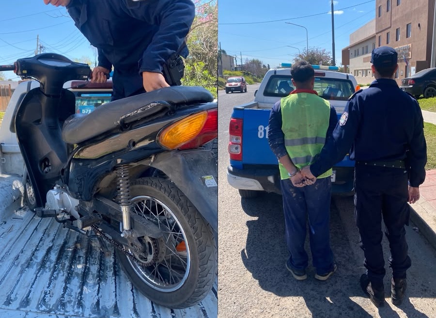 Demoraron a un hombre que circulaba en una moto con pedido de secuestro