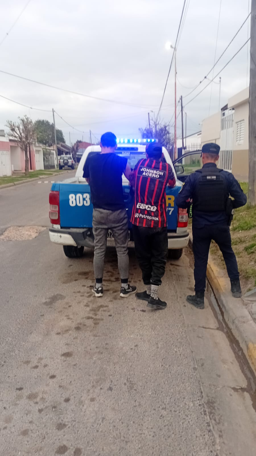 Dos hombres fueron detenidos tras un aviso por disparos en el barrio Capiba