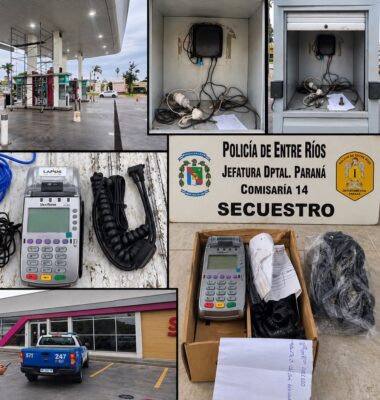 Recuperaron un Posnet que había sido sustraído de una estación de servicio