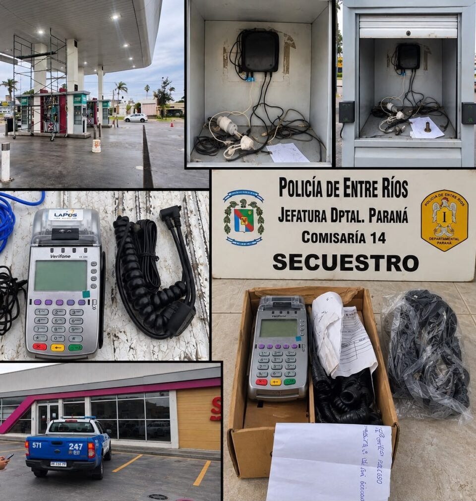 Recuperaron un Posnet que había sido sustraído de una estación de servicio