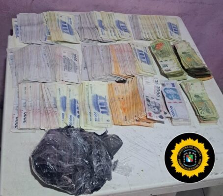 Allanamientos por abuso de arma: secuestraron más de  millones y dos celulares