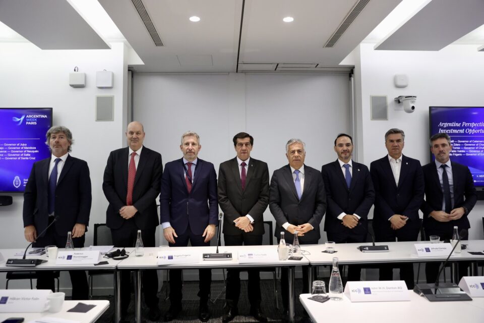 Frigerio destacó en París las oportunidades de Entre Ríos para crecer y exportar