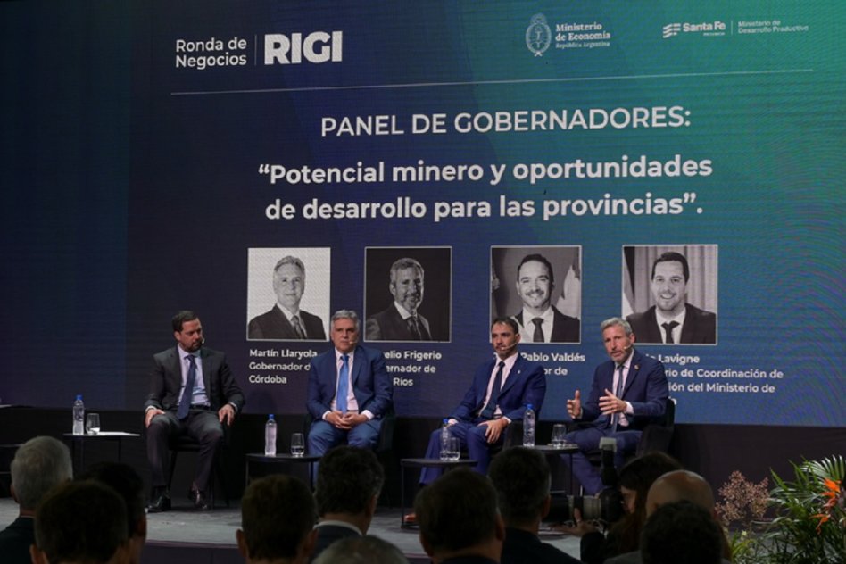 Frigerio destacó el potencial industrial y logístico de Entre Ríos para las grandes inversiones mineras y energéticas